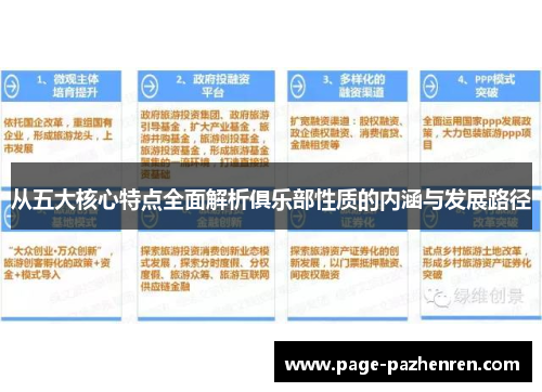从五大核心特点全面解析俱乐部性质的内涵与发展路径